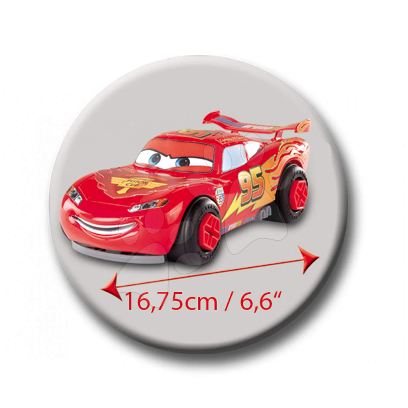 Set Simulator V8 Driver Smoby Elektronisch, Mit Sound Und Licht Und Arbeitswagen Mit Auto McQueen – Bild 11