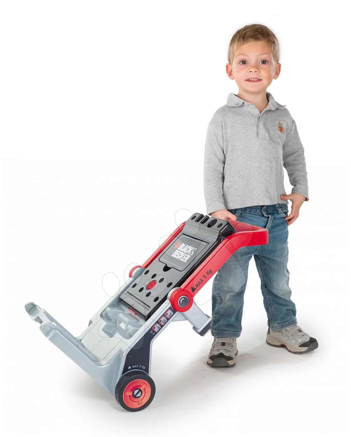Kinderwerkstatt Black&Decker Devil Workmate 3v1 Smoby Mit Dem Werkzeug Und 18 Teiligem Zubehör – Bild 5