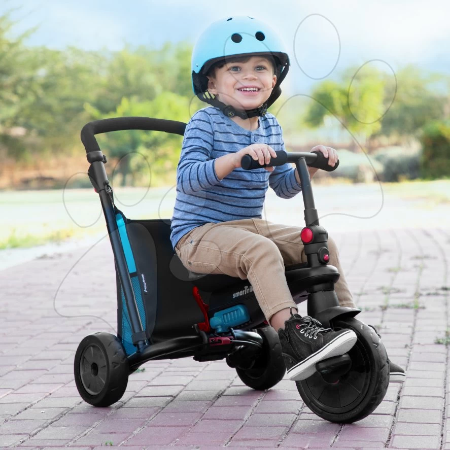 Dreirad Faltbar SmarTfold 400S Blue 6v1 SmarTrike Blau TouchSteering Compact Mit EVA-Rädern Ab 9 Monaten – Bild 6