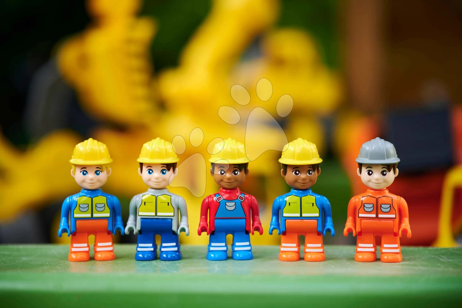 Betonmischer Auto Power Worker Cement Mixer+Figurine Big Mit Beweglichen Teilen Und Gummirädern Ab 2 Jahren B54839 – Bild 5