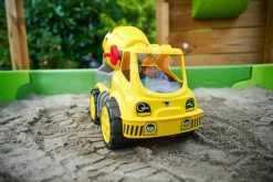 Betonmischer Auto Power Worker Cement Mixer+Figurine Big Mit Beweglichen Teilen Und Gummirädern Ab 2 Jahren B54839