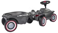 Rutscherset Bobby Car Neo Anthrazit BIG Sound Mit Wechselbaren Farbfelgen Mit Interaktivem Elektronischem Lenkrad Und Ovalem Wagen