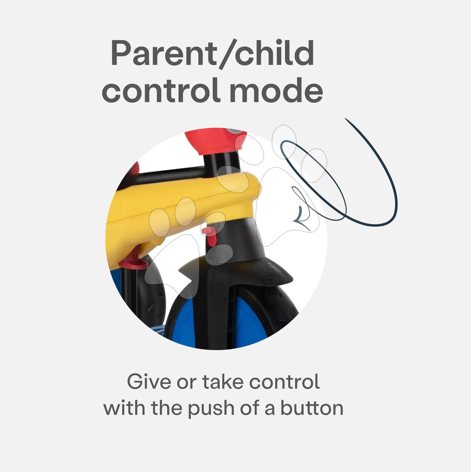 Dreirad Mit Flaschenkorb Breeze S Multi 3v1 SmarTrike Mit Dämpfer Gelb-blau Ab 10 Monaten – Bild 5