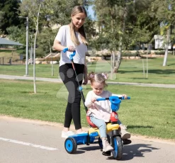 Dreirad Mit Flaschenkorb Breeze S Multi 3v1 SmarTrike Mit Dämpfer Gelb-blau Ab 10 Monaten
