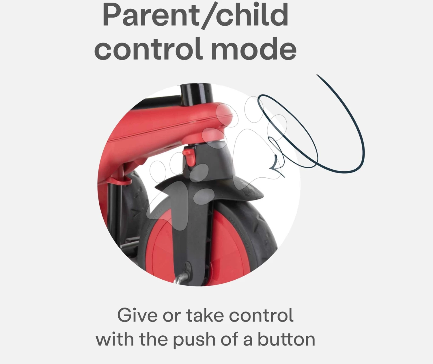 Dreirad Mit Flaschenkorb Breeze S Red 3v1 SmarTrike Mit Dämpfer Rot Ab 10 Monaten – Bild 4