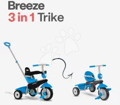 Dreirad Mit Führungsschiene Lollipop Blue SmarTrike Mit Dämpfer Und Freilauf, Blau Ab 10 Monaten ST6070900