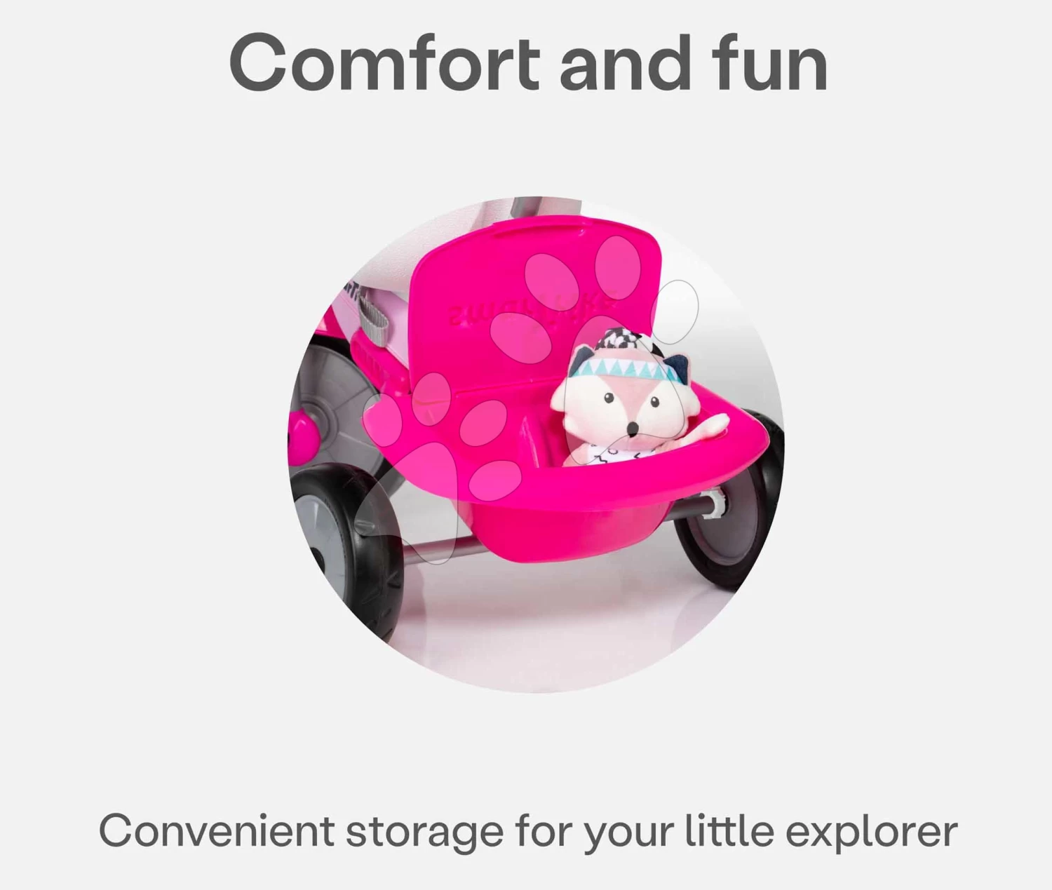 Dreirad Mit Führungsschiene Lollipop Pink SmarTrike Mit Dämpfer Rosa Ab 10 Monaten – Bild 5