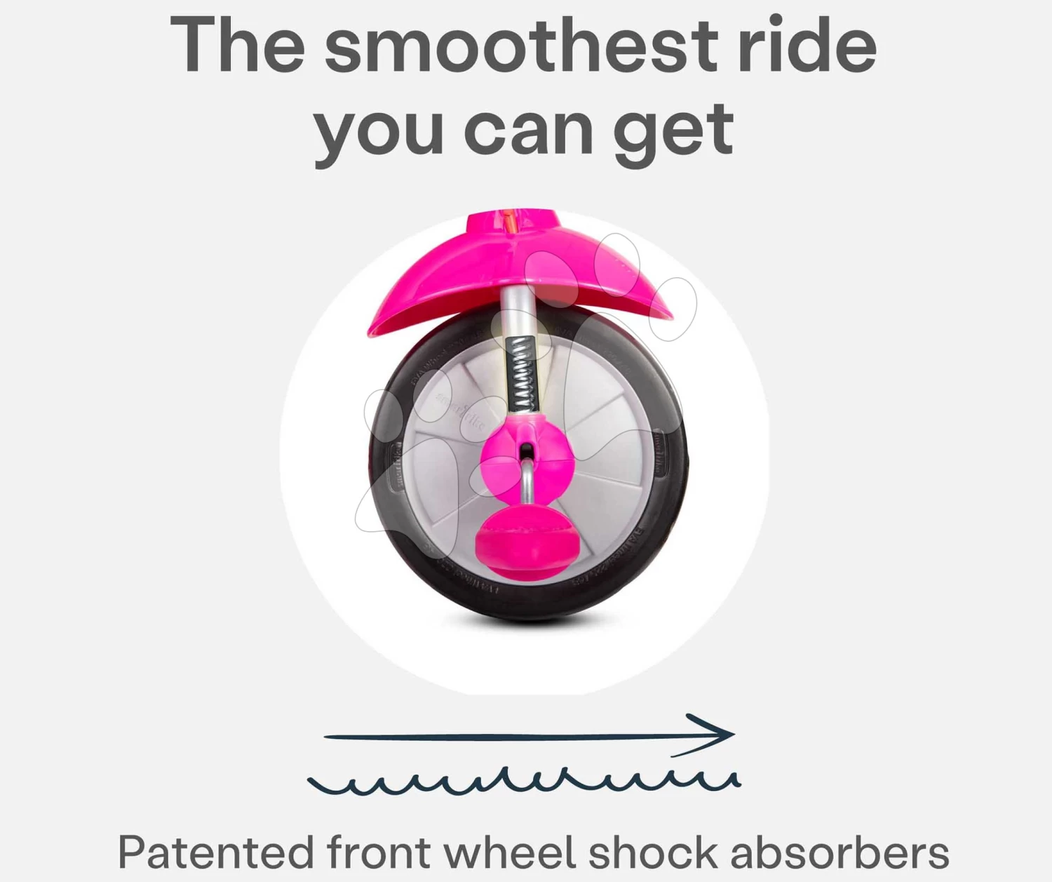 Dreirad Mit Führungsschiene Lollipop Pink SmarTrike Mit Dämpfer Rosa Ab 10 Monaten – Bild 7