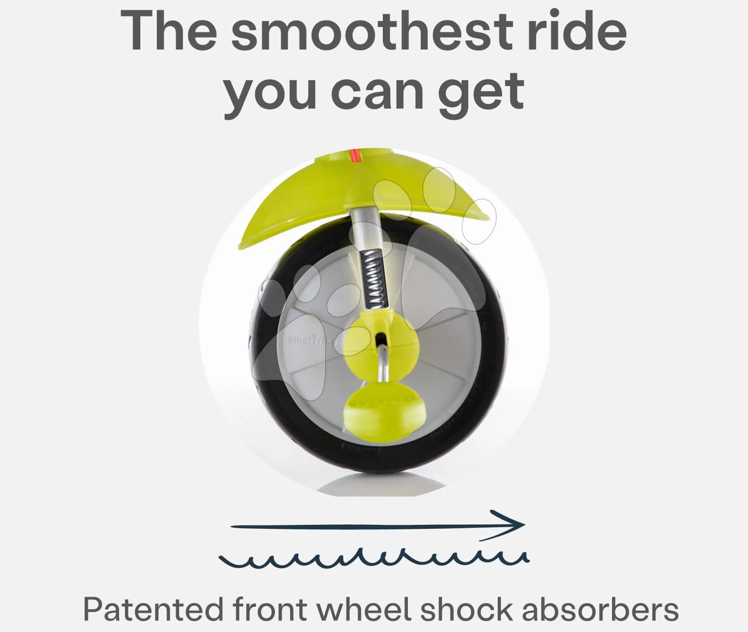 Dreirad Mit Tasche Vanilla Green SmarTrike Mit Hoher Rückenlehne Und 3-Punkt-Sicherheitsgurt Ab 10 Monaten – Bild 4