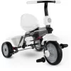 Smartrike Dreirad Vanilla DLX SmaTrike Touch Steering Steuerung Mit Sonnenschirm Und Tasche Schwarz Und Weiß Ab 10 Monaten