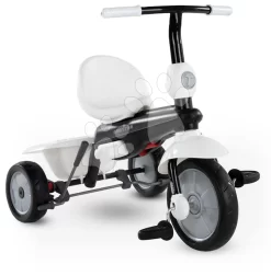 Smartrike Dreirad Vanilla DLX SmaTrike Touch Steering Steuerung Mit Sonnenschirm Und Tasche Schwarz Und Weiß Ab 10 Monaten