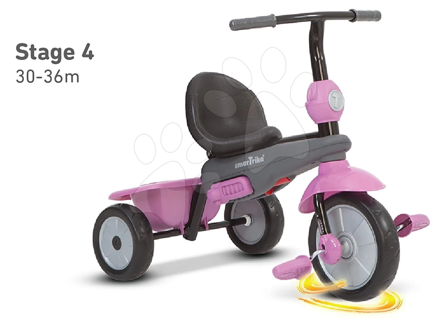 Dreirad Shine 4in1 Touch Steering Grau&Pink SmarTrike Grau-rosa Ab 10 Monaten â Bild 12