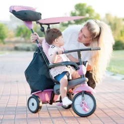 Dreirad Shine 4in1 Touch Steering Grau&Pink SmarTrike Grau-rosa Ab 10 Monaten