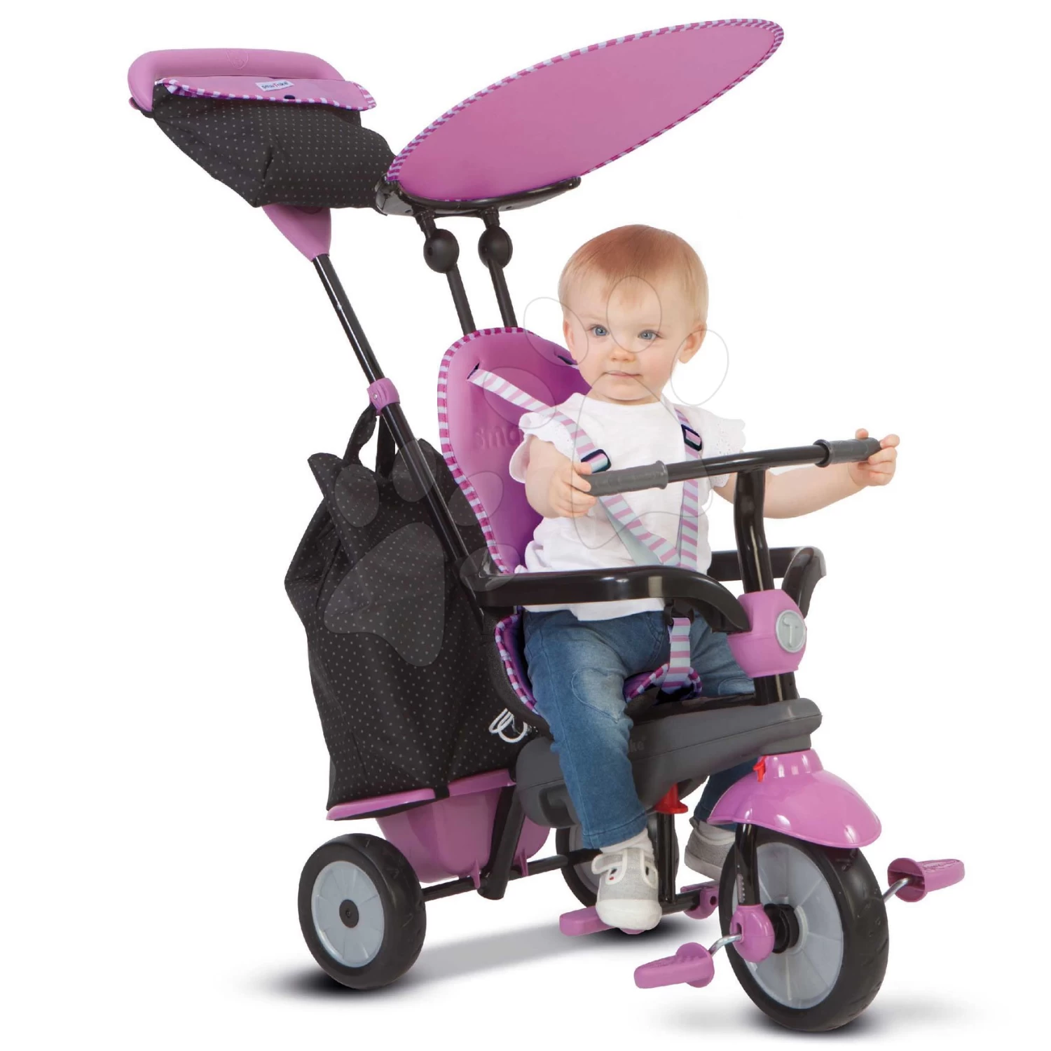 Dreirad Shine 4in1 Touch Steering Grau&Pink SmarTrike Grau-rosa Ab 10 Monaten â Bild 13