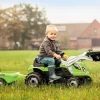Traktor Mit Lader Farmer Max Smoby Grün Mit Tretanhänger