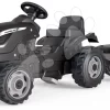 Farmer XL Schwarz Traktor+Anhänger Smoby Einachstraktor Und Anhänger Schwarz Mit Verstellbarem Sitz Und Sound 142 Cm SM710131