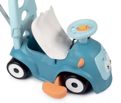 Rutschfahrzeug Maestro Ride-On Blue 3in1 Smoby Mit 3 Tonen Führungsstange Mit Laufgitter - Magische Augen Ab 6 Monaten