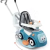 Rutscher-Set Erweiterbar Mit Sound Maestro Ride-On Blue 3in1 Smoby Mit Weichem Textilbezug Und Schaukel