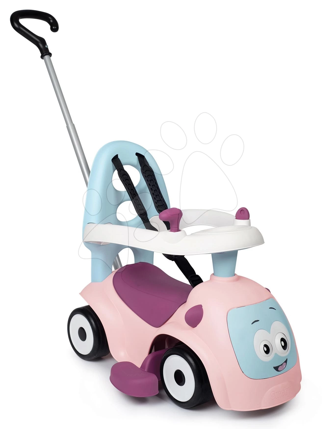 Rutscher-Set Erweiterbar Mit Sound Maestro Ride-On Pink 3in1 Smoby Mit Schaukelauflage â Bild 2