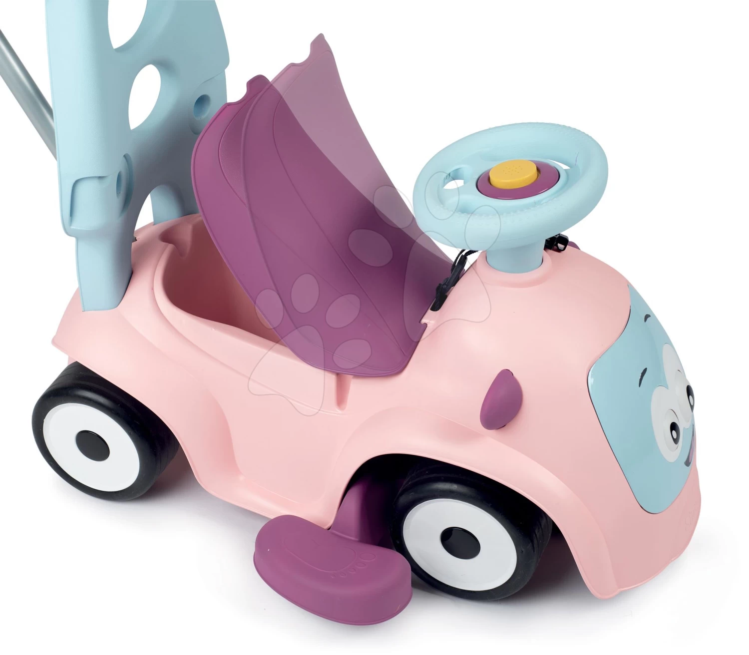 Rutscher-Set Erweiterbar Mit Sound Maestro Ride-On Pink 3in1 Smoby Mit Weichem Textilbezug â Bild 6