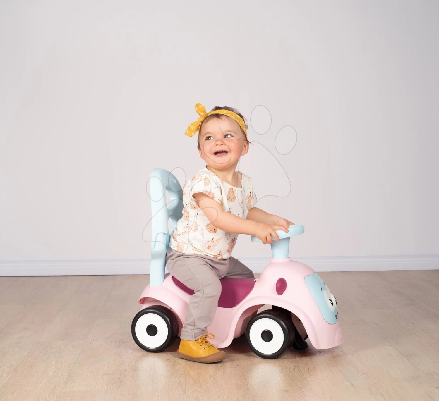 Rutscher-Set Erweiterbar Mit Sound Maestro Ride-On Pink 3in1 Smoby Mit Weichem Textilbezug â Bild 16
