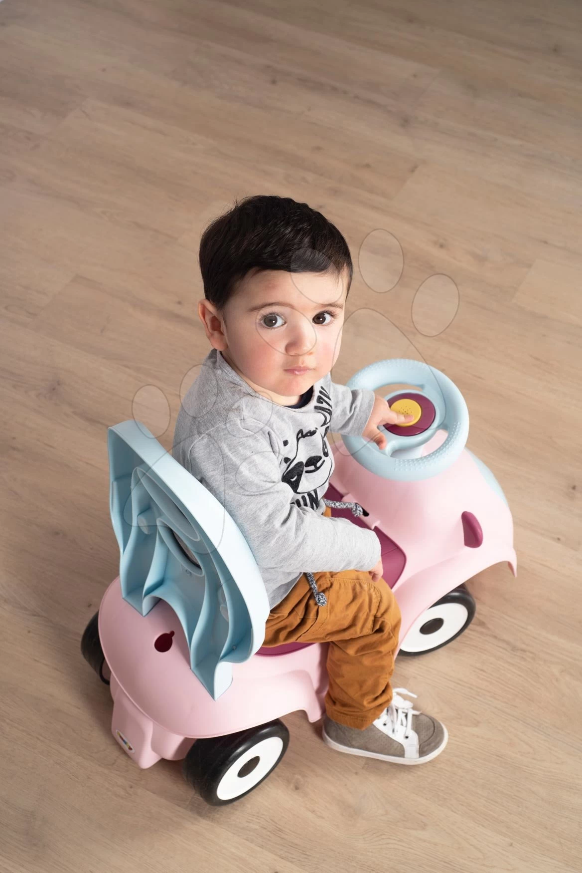 Rutscher-Set Erweiterbar Mit Sound Maestro Ride-On Pink 3in1 Smoby Mit Weichem Textilbezug â Bild 18