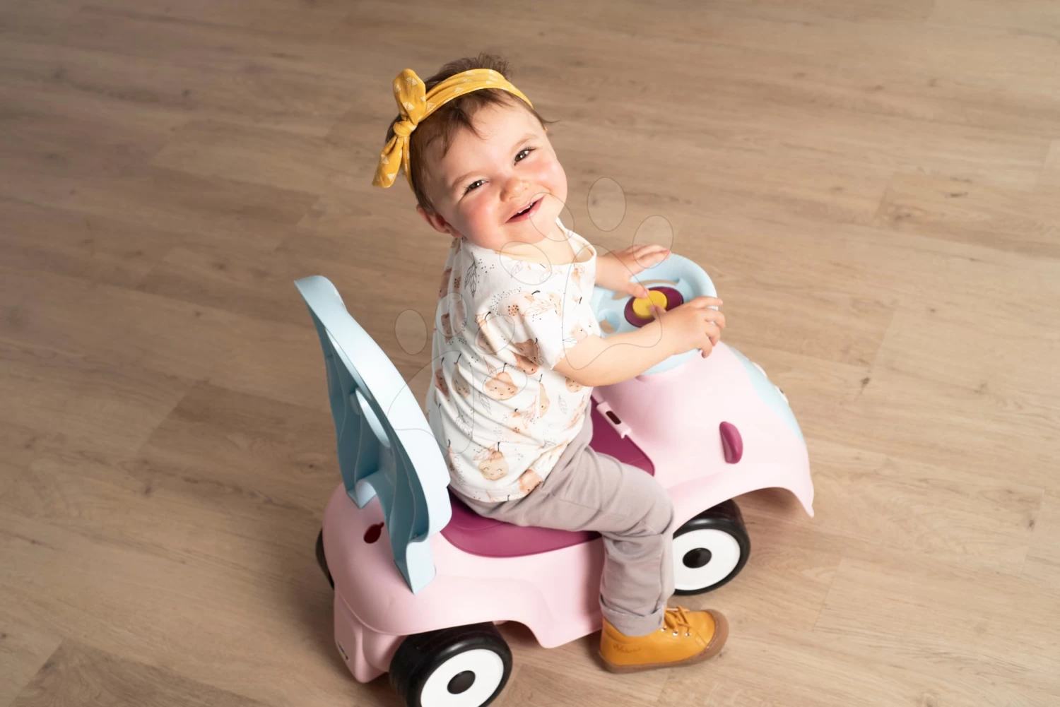 Rutscher-Set Erweiterbar Mit Sound Maestro Ride-On Pink 3in1 Smoby Mit Schaukelauflage â Bild 18