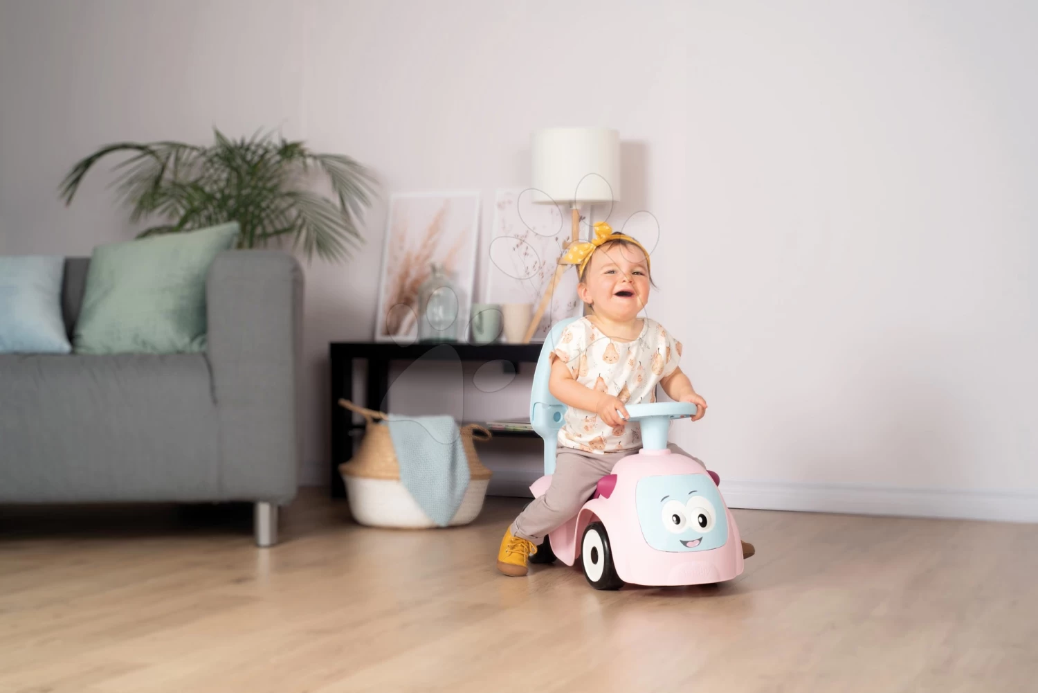 Rutscher-Set Erweiterbar Mit Sound Maestro Ride-On Pink 3in1 Smoby Mit Weichem Textilbezug â Bild 20