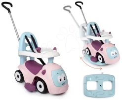Rutscher-Set Erweiterbar Mit Sound Maestro Ride-On Pink 3in1 Smoby Mit Schaukelauflage