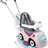 Rutscher-Set Erweiterbar Mit Sound Maestro Ride-On Pink 3in1 Smoby Mit Weichem Textilbezug Und Schaukel