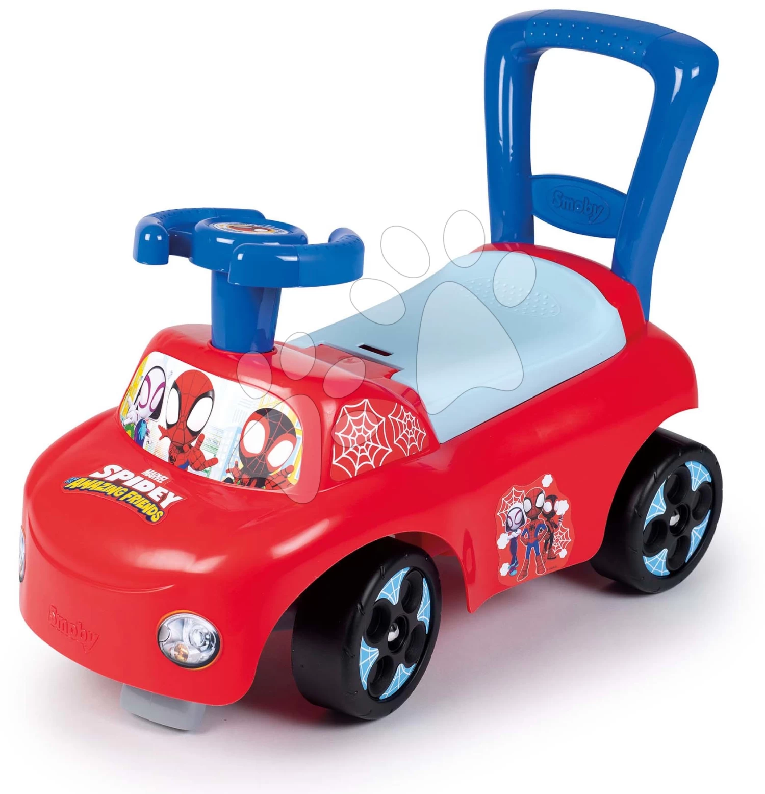 Spidey Spiderman Disney Smoby Rutscher Und Lauflernwagen Mit Rückenlehne Und Stauraum Ab 10 Monaten SM720508