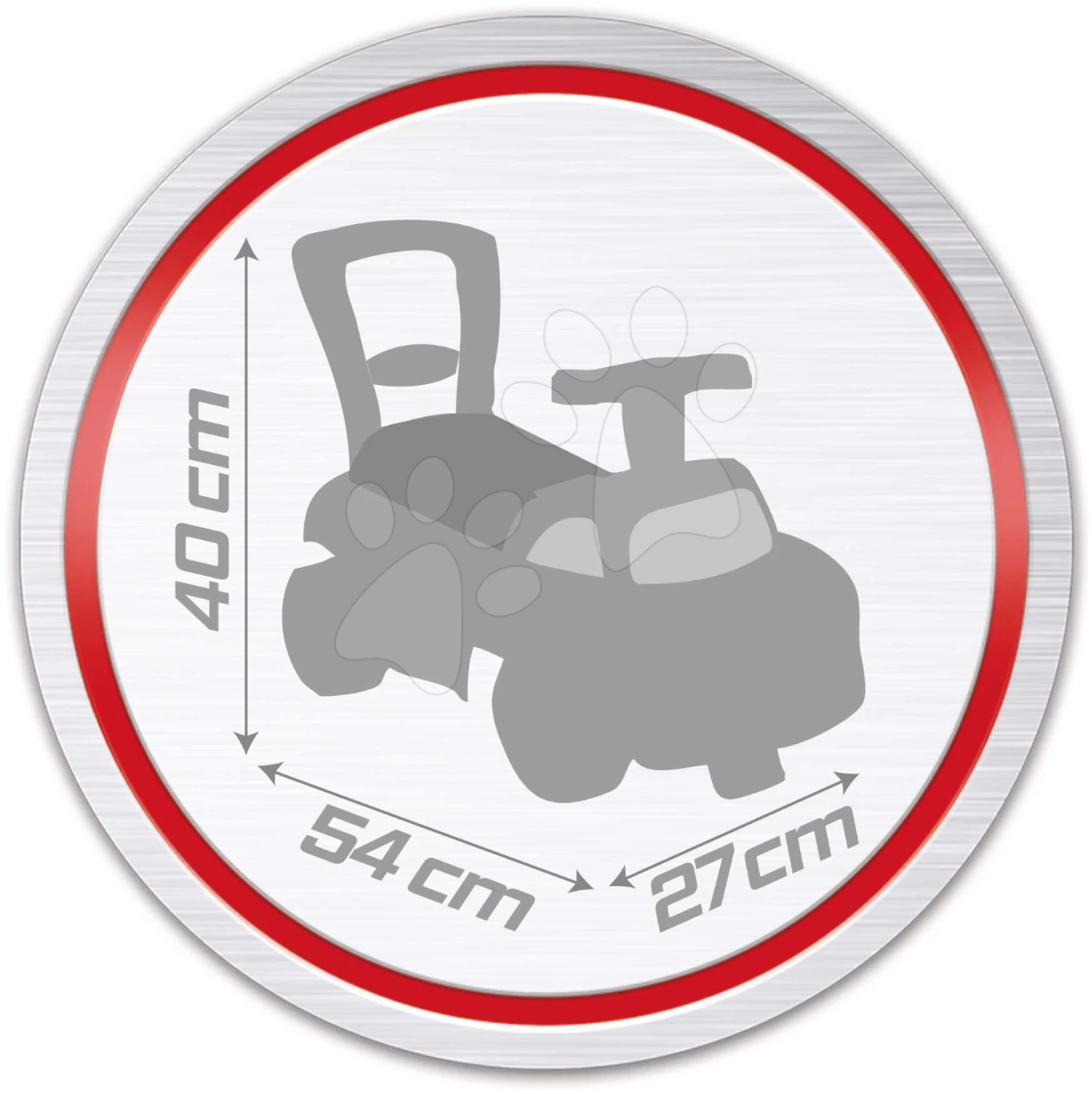 Rutschauto Und Lauflernhilfe Cars Auto Ride-On Disney Smoby Mit Rückenlehne Und Stauraum Ab 10 Monaten SM720534 – Bild 5