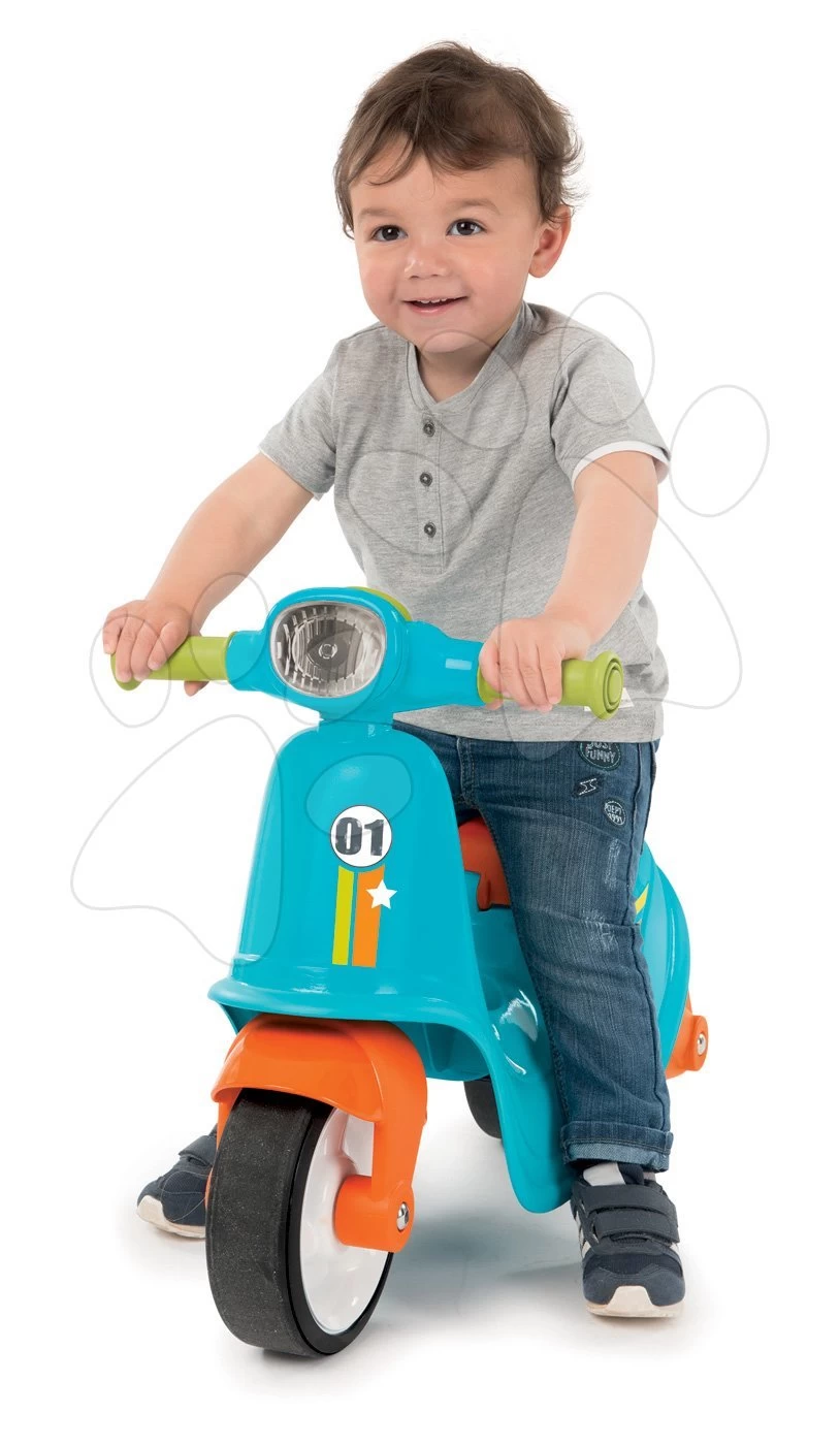 Rutschenset Toboggan KS Smoby Mit Länge Von 150 Cm Und Motorrad-Rutscher Mit Gummirädern Und Angelrute Ab 24 Monaten – Bild 6