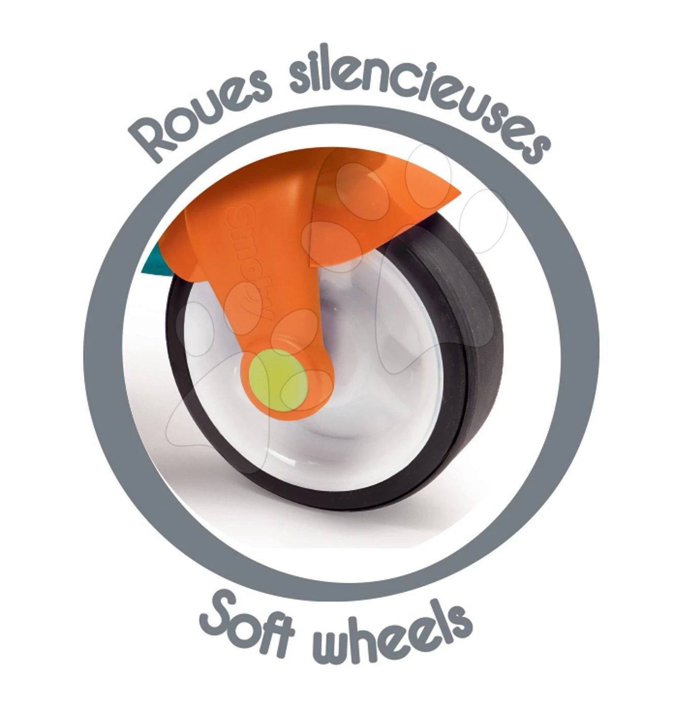 Rutschenset Toboggan KS Smoby Mit Länge Von 150 Cm Und Motorrad-Rutscher Mit Gummirädern Und Angelrute Ab 24 Monaten – Bild 11