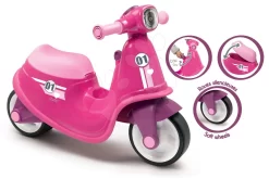 Rutscher-Set Scooter Pink Smoby Mit Gummirädern Und Rutsche Toboggan Mit Wasser- Und Eimerset Ab 18 Monaten