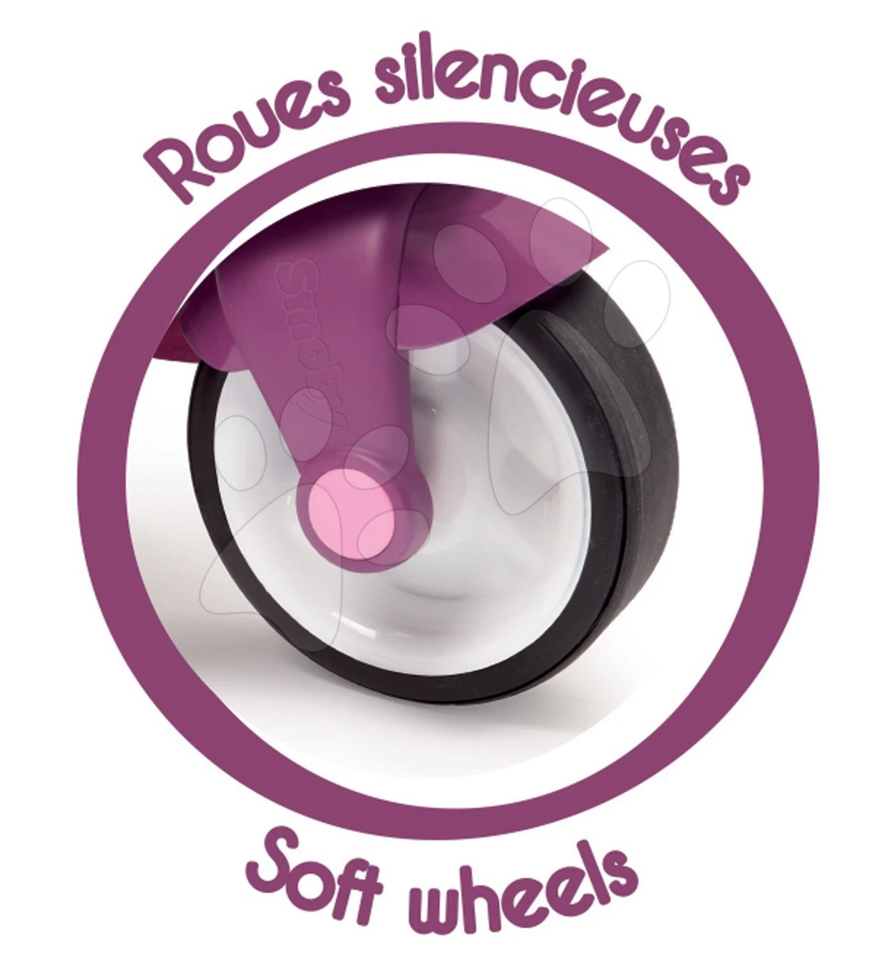 Rutscher-Set Scooter Pink Smoby Mit Gummirädern Und Ein Pretty Nature Haus Mit Sommerküche Und Rollladen Ab 18 Monaten – Bild 11