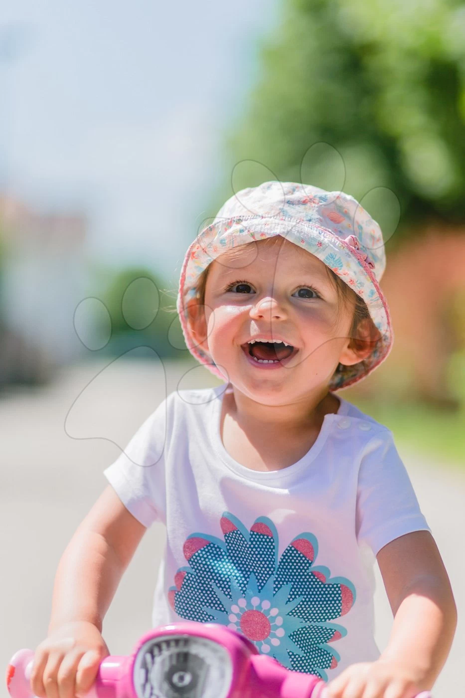 Rutscher-Set Scooter Pink Smoby Mit Gummirädern Und Rutsche Toboggan XS Mit Wasser 90 Cm Ab 18 Monaten – Bild 5
