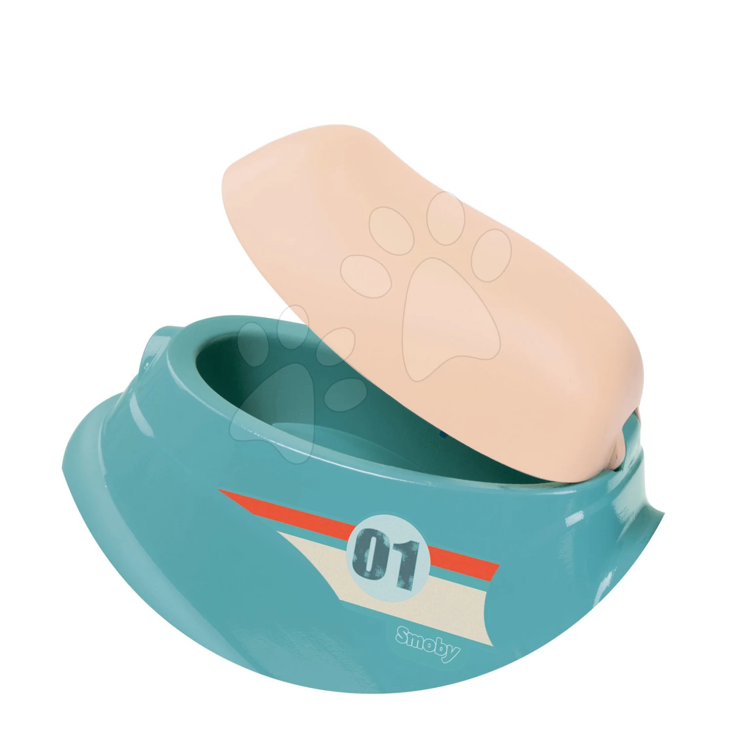 Laufrad Motorrad Mit Scheinwerfer Scooter Blue Smoby Mit Gummirädern Blau-grau Ab 18 Monaten – Bild 4