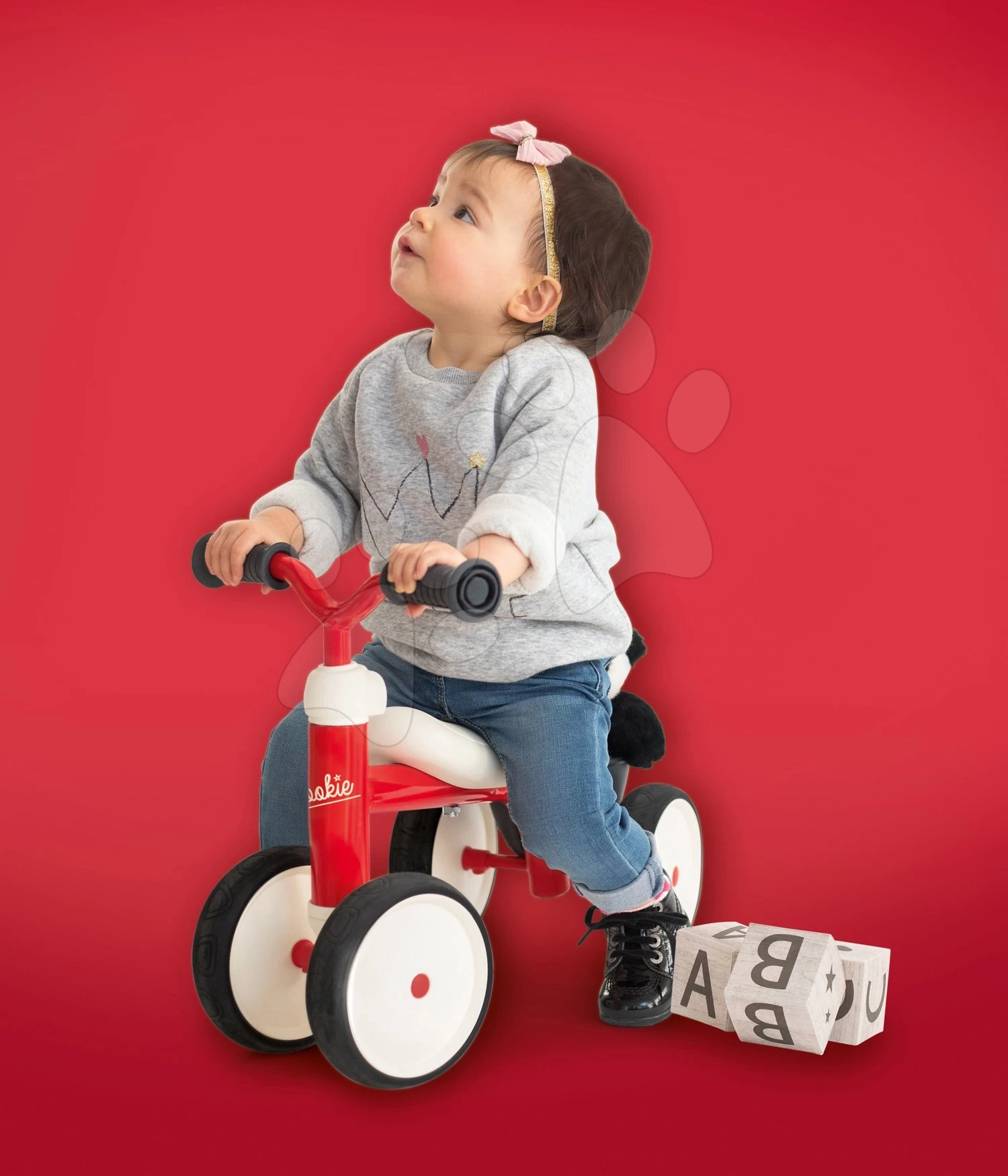 Rutschfahrzeug Rookie Red Smoby Mit Metallkonstruktion Und Drehbarem Lenker Ab 12 Monaten â Bild 12