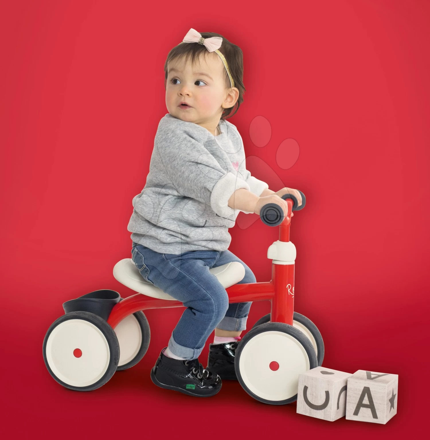 Rutschfahrzeug Rookie Red Smoby Mit Metallkonstruktion Und Drehbarem Lenker Ab 12 Monaten â Bild 13