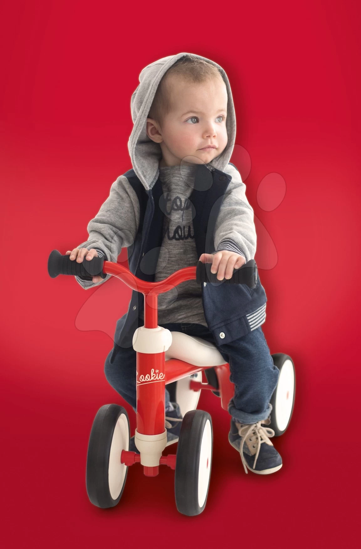 Rutschfahrzeug Rookie Red Smoby Mit Metallkonstruktion Und Drehbarem Lenker Ab 12 Monaten â Bild 15