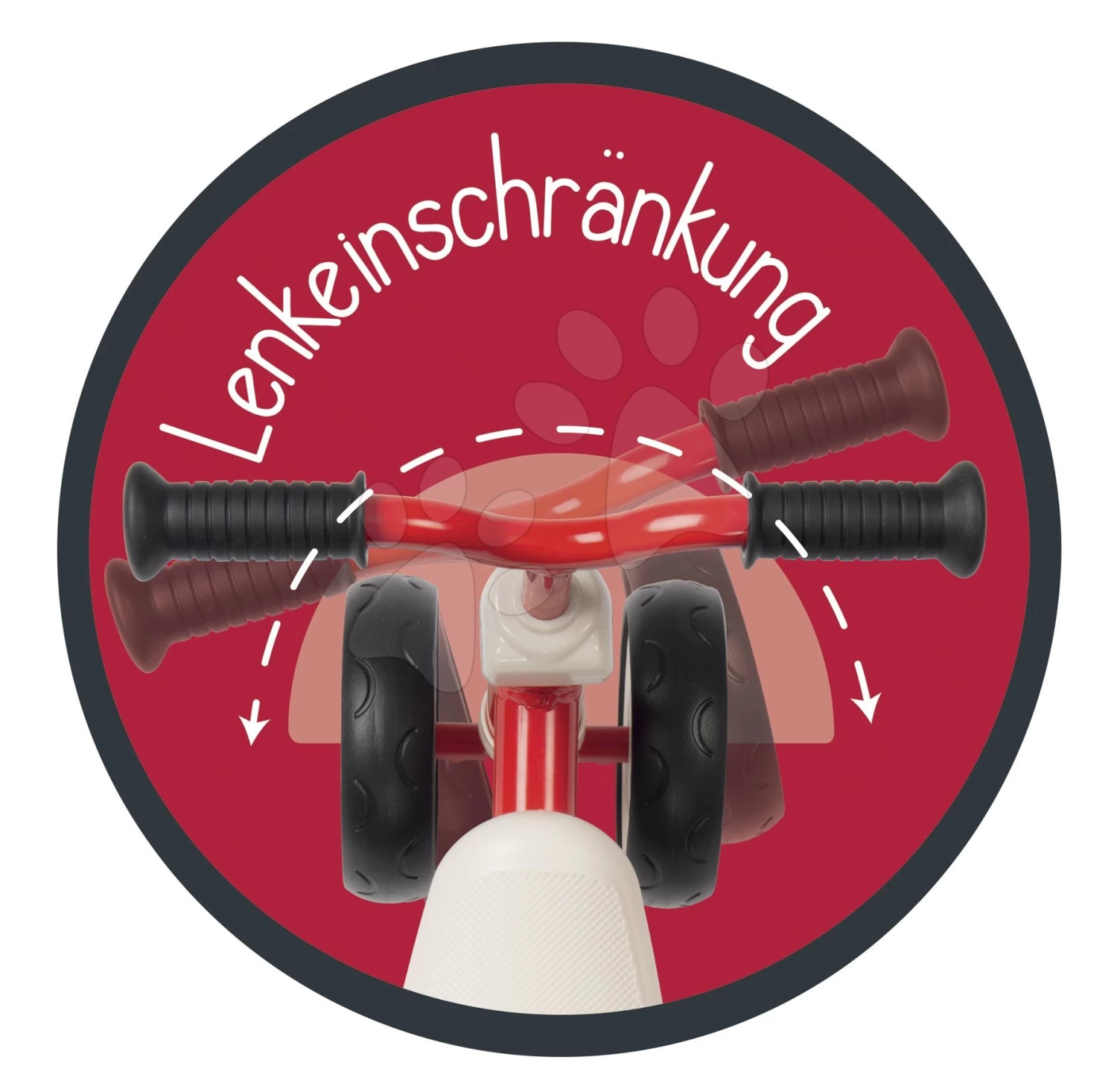 Rutschfahrzeug Rookie Red Smoby Mit Metallkonstruktion Und Drehbarem Lenker Ab 12 Monaten â Bild 7