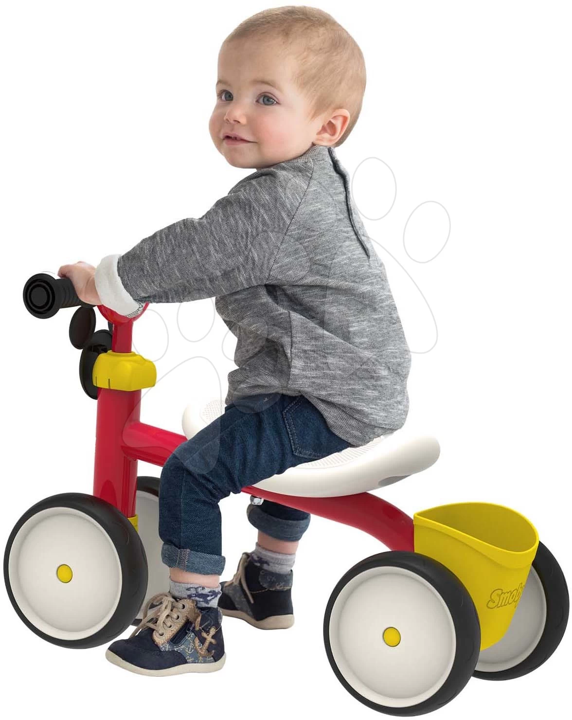 Rutschfahrzeug Mickey Disney Rookie Ride-On Smoby Mit Metallkonstruktion Und Drehbaren Lenkrädern Ab 12 Monaten 52 * 30 * 38 Cm SM721404 – Bild 4