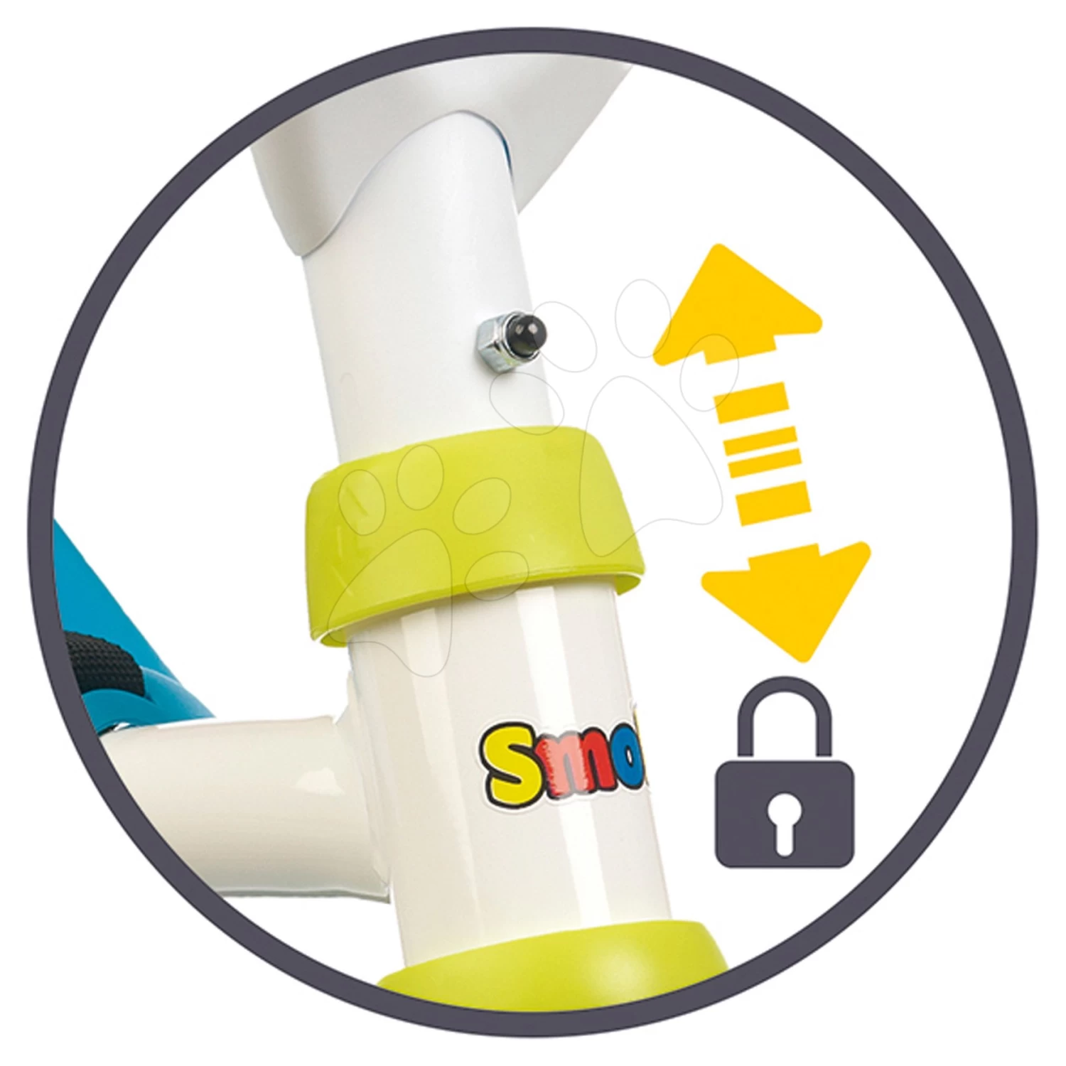 Dreirad Be Move Smoby Mit Grün-türkisem Führungsstab Ab 15 Monaten – Bild 4