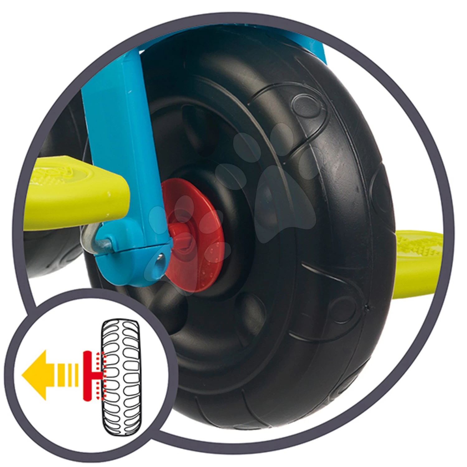 Dreirad Be Move Smoby Mit Grün-türkisem Führungsstab Ab 15 Monaten – Bild 3