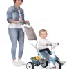 Dreirad Mit Rückenlehne Be Move Comfort Tricycle Blue Smoby Mit EVA-Rädern Und Führungsstange Mit Tasche Blau Ab 10 Monaten