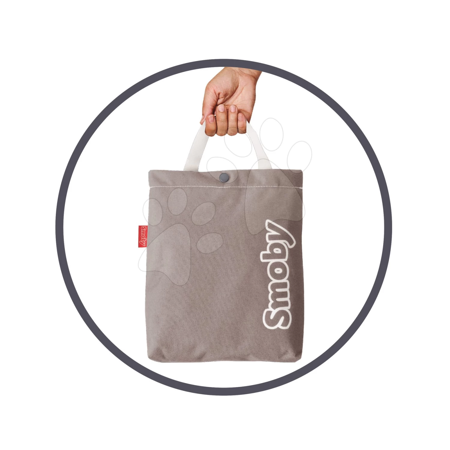 Dreirad Mit Rückenlehne Be Move Comfort Tricycle Blue Smoby Mit EVA-Rädern Und Führungsstange Mit Tasche Blau Ab 10 Monaten – Bild 4