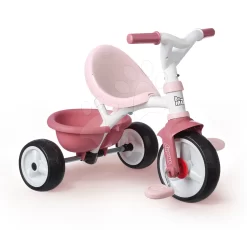 Dreirad Mit Rückenlehne Be Move Comfort Tricycle Pink Smoby Mit EVA-Rädern Und Führungsstange Mit Tasche Rosa Ab 10 Monaten