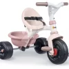 Dreirad Be Fun Comfort Tricycle Pink Smoby Mit Doppelter Führungsschiene Und Tasche Ab 10 Monaten SM740417