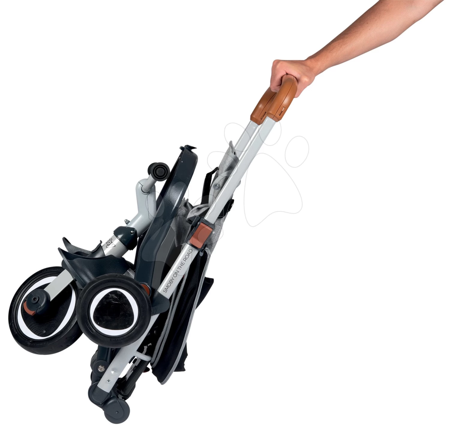 Dreirad Und Kinderwagen Faltbar Evolutive Robin Trike Smoby Mit Klappbarer Rückenlehne Und Leisen Rädern Ab 6 Monaten – Bild 7